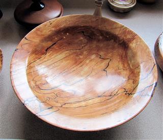 Spalted beech bowl by Dave Matson